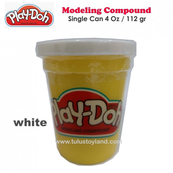 Play Doh Dough Can 4oz White 112gr PlayDoh Single Tub Original Compound