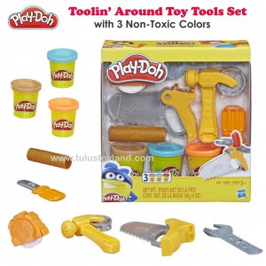 Play Doh Toolin' Around Toy Tools Set, Original hasbro