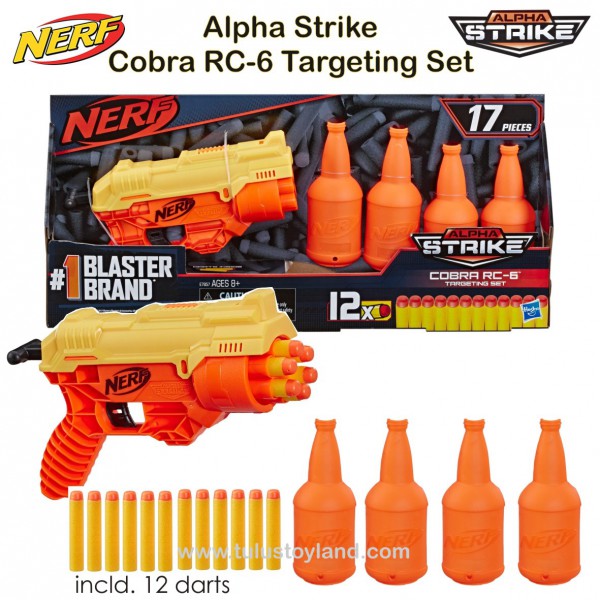 NERF Alpha Strike Cobra RC-6 Blaster and Target Set 