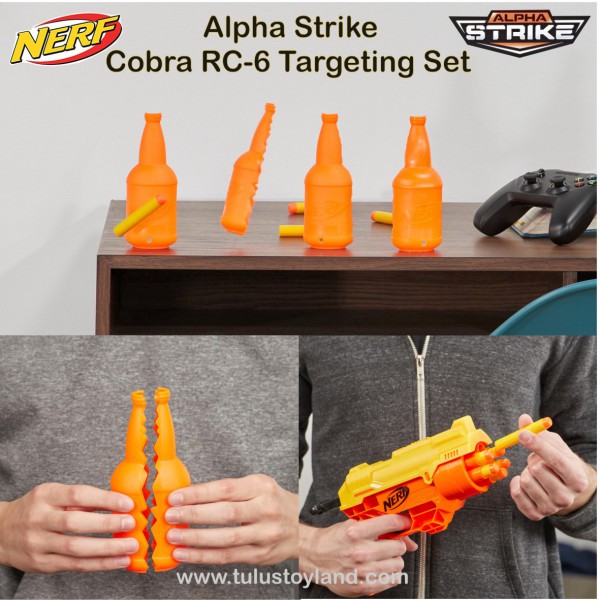 NERF Alpha Strike Cobra RC-6 Blaster and Target Set 