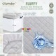 Alphajoy - FLUFFY Bamboo Terry Waterproof Fitted & Padded Crib Sheet
