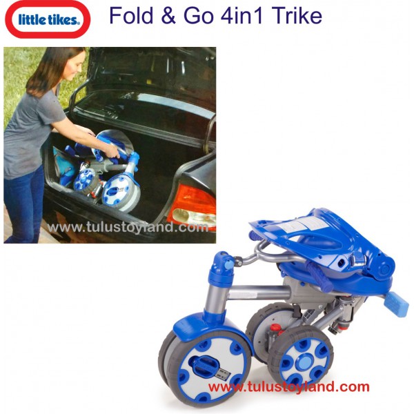 little tikes fold and go trike