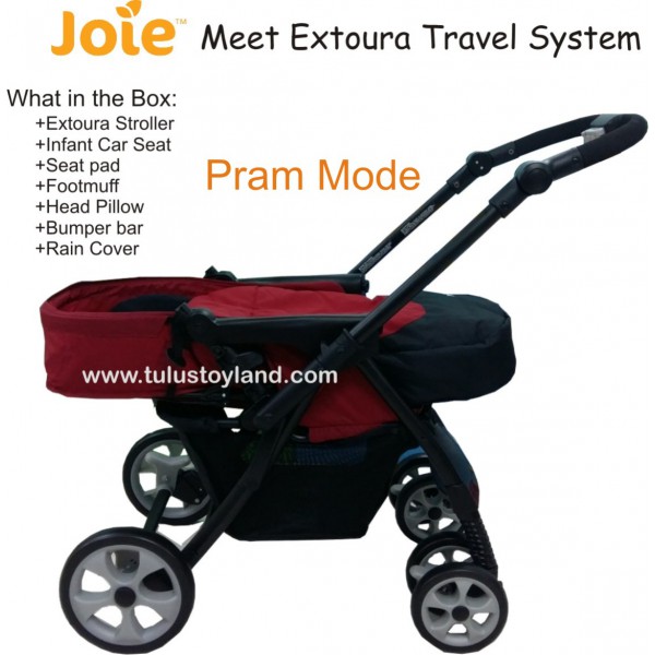 joie pushchair travel system