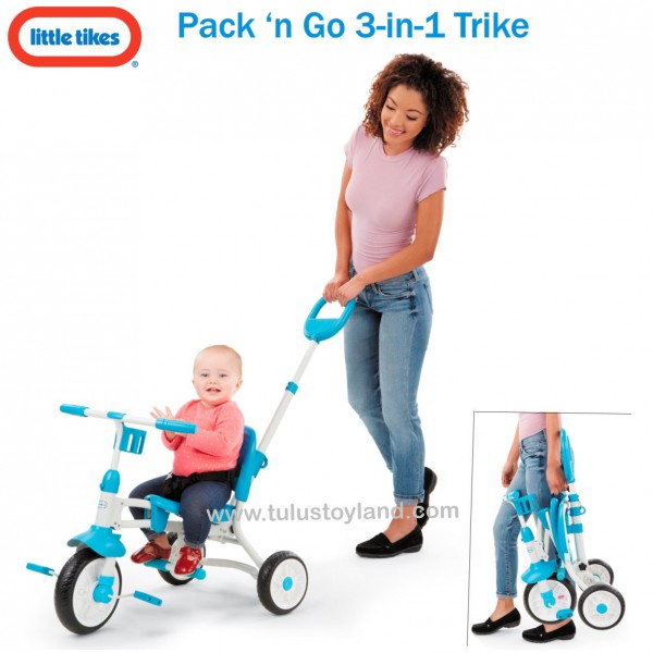 little tikes push and ride tricycle