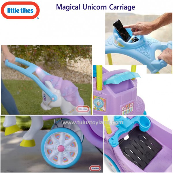 magical unicorn carriage little tikes