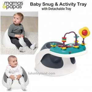 Baby Snug and Activity Tray - Red