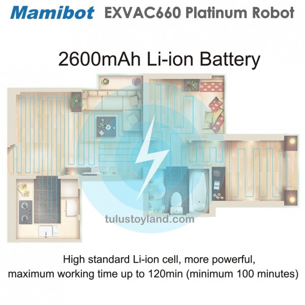 Mamibot EXVAC660 Platinum Robot Vacuum 