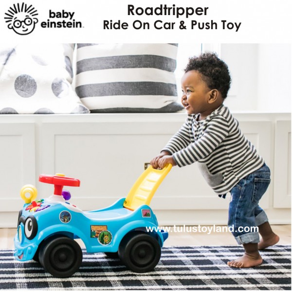 Baby Einstein Roadtripper 2 in 1 | Ride On Car and Push Walker Toy