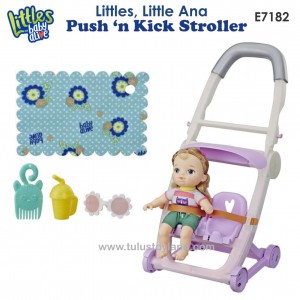 Baby Alive - Littles Push ‘n Kick Stroller, Little Ana E7182