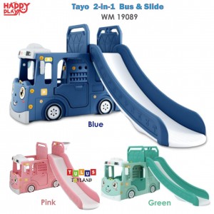 Happy Play - Tayo 2in1 Bus Silde & Swing WM 19089