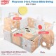 Happy Play – Playroom 3-in-1 Fence Slide Swing WM 19004