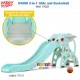 Happy Play – Bambi 2 in 1 Slide and Basketball WM 19021