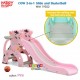 Happy Play – Cow 2 in 1 Slide and Basketball WM 19022