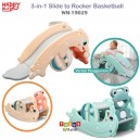 Happy Play – 3 in 1 Slide to Rocker and Basketball WM 19029