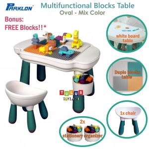 Parklon - Multifunctional Blocks Table Whiteboard Oval