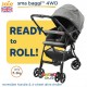 Joie – Sma Baggi 4WD Stroller Chromium