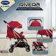 Pliko – RIVERA 598AL Rose Gold Frame Stroller