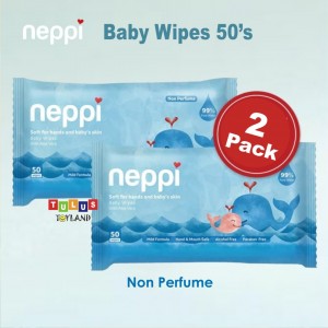 Neppi - Baby Wipes Non Parfum 50s (2-Pack)