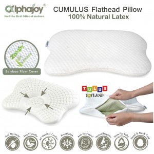 Alphajoy – CUMULUS Bamboo Baby Pillow 100% Natural Latex