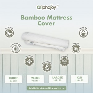 Alphajoy - KUBEE Bamboo Jacquard Mattress Cover