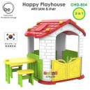 Babyelle – 3 in 1 Happy Playhouse Table & Chair CHD-804