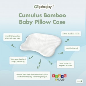 Sarung Bantal - Alphajoy CUMULUS Bamboo Pillow Case