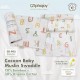 Alphajoy - Cocoon Baby Muslin Swaddle Bamboo Organic Cotton Bedong Corak