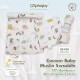 Alphajoy - Cocoon Baby Muslin Swaddle Bamboo Organic Cotton Bedong Corak