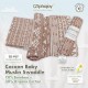 Alphajoy - Cocoon Baby Muslin Swaddle Bamboo Organic Cotton Bedong Corak