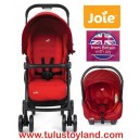 Joie - Juva Aire Travel System in Poppy Red