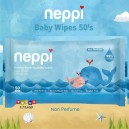 Neppi - Baby Wipes Non Parfum 50s (1-Pk)