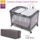 Joie - Commuter Change & Snooze Travel Cot