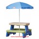 Little Tikes - Easy Store Picnic Table with Umbrella