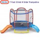 Little Tikes - 7 Ft Climb N Slide Trampoline