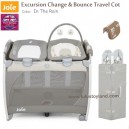 Joie - Excursion Change and Bounce Travel Cot in The Rain