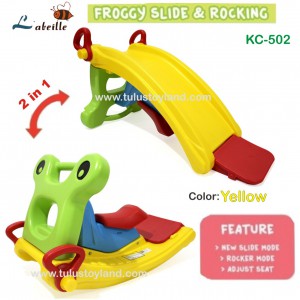 Labeille - New Froggy 2 in 1 Slide & Rocker KC-502