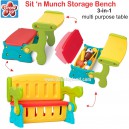 Grow n Up – Sit n Munch Storage Bench