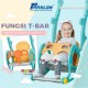 Parklon – Castle 5-in-1 Fun Slide and Swing