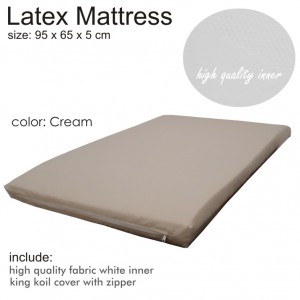 Latex Mattress 95 x 65 x 5 cm fit to Joie Commuter / Excursion